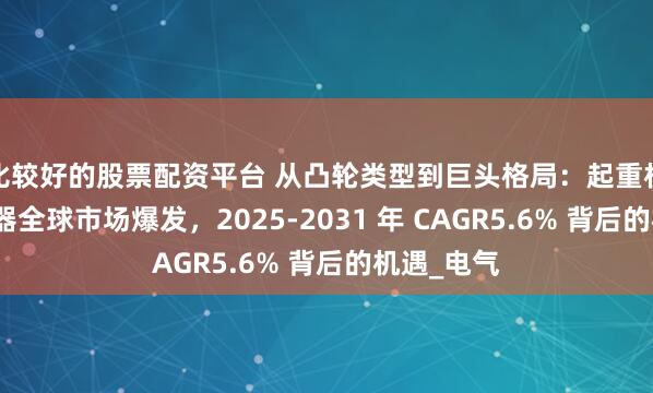 比较好的股票配资平台 从凸轮类型到巨头格局：起重机主令控制器全球市场爆发，2025-2031 年 CAGR5.6% 背后的机遇_电气