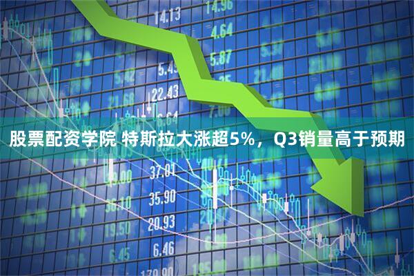 股票配资学院 特斯拉大涨超5%，Q3销量高于预期